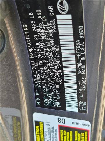 Certified 2023 Lexus ES 350 Ultra Luxury w/ Accessory Package (Z2) FWD image 25