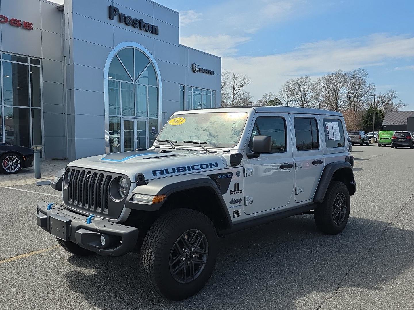 Used 2023 Jeep Wrangler Unlimited Rubicon 4xe w/ Steel Bumper Group AWD/4WD image 13
