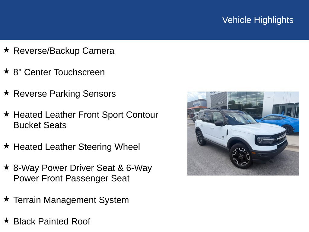 Used 2022 Ford Bronco Sport Outer Banks AWD/4WD image 37