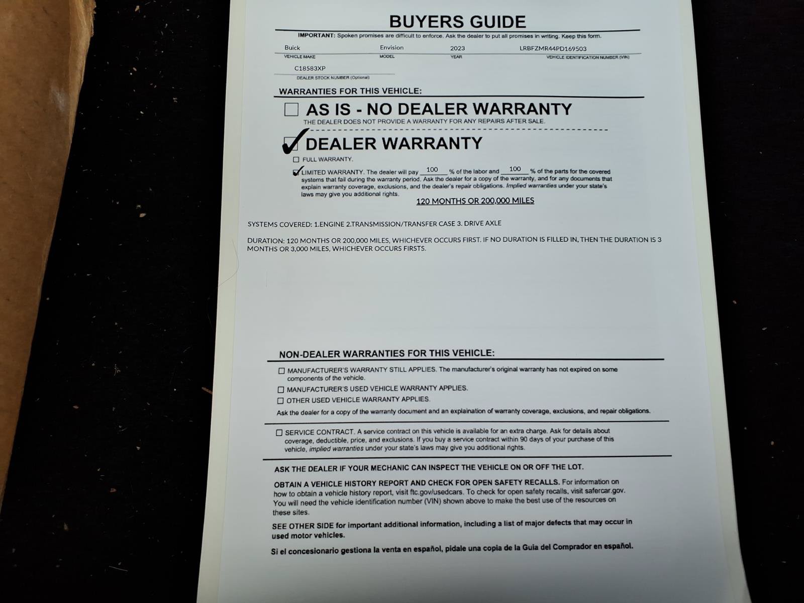 Used 2023 Buick Envision Preferred AWD/4WD image 35