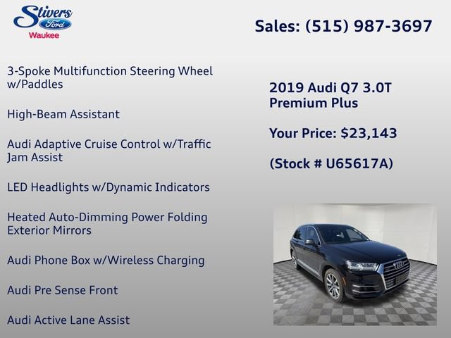 Used 2019 Audi Q7 3.0T Premium Plus w/ Premium Plus Package AWD/4WD image 28