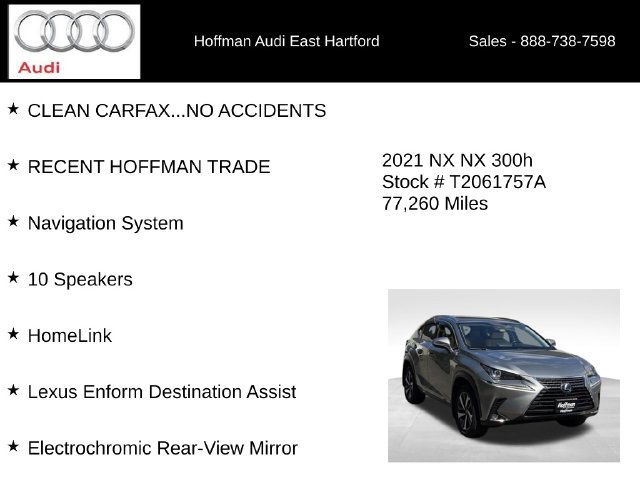 Used 2021 Lexus NX 300h AWD w/ Premium Package image 6