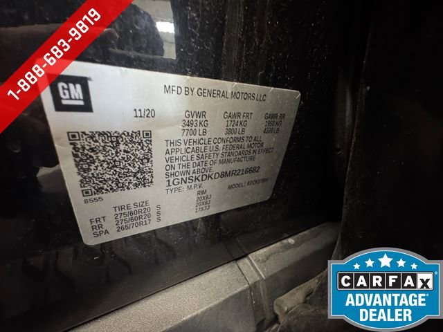 Certified 2021 Chevrolet Suburban Z71 w/ Luxury Package AWD/4WD image 28