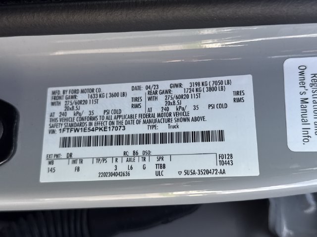 Used 2023 Ford F150 XLT w/ Equipment Group 302A High AWD/4WD image 26