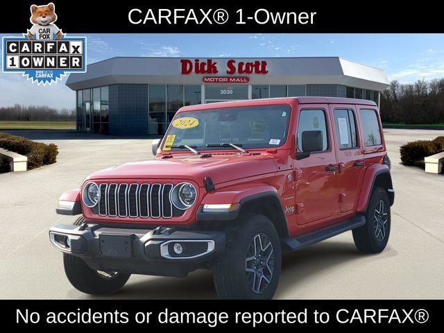 Used 2024 Jeep Wrangler Unlimited Sahara AWD/4WD video 3