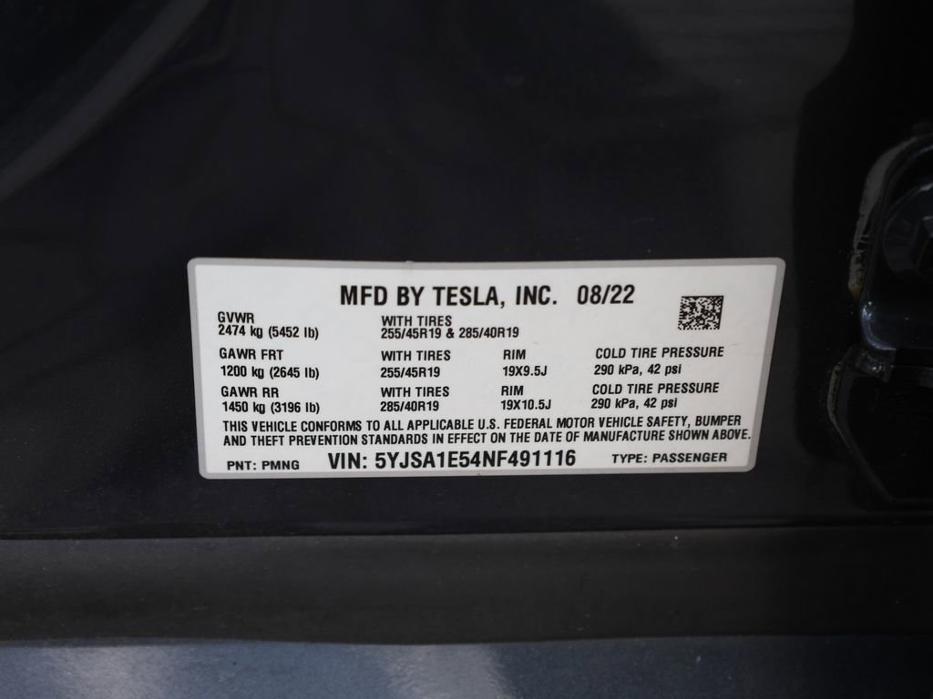 Used 2022 Tesla Model S AWD/4WD image 40