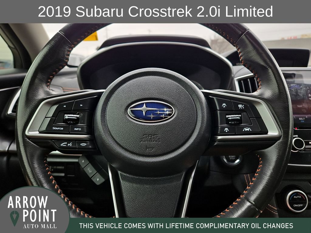 Used 2019 Subaru Crosstrek 2.0i Limited w/ Moonroof Package w/Navigation image 27
