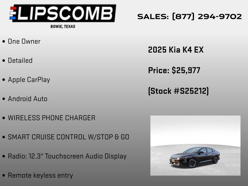 Used 2025 Kia K4 EX image 6