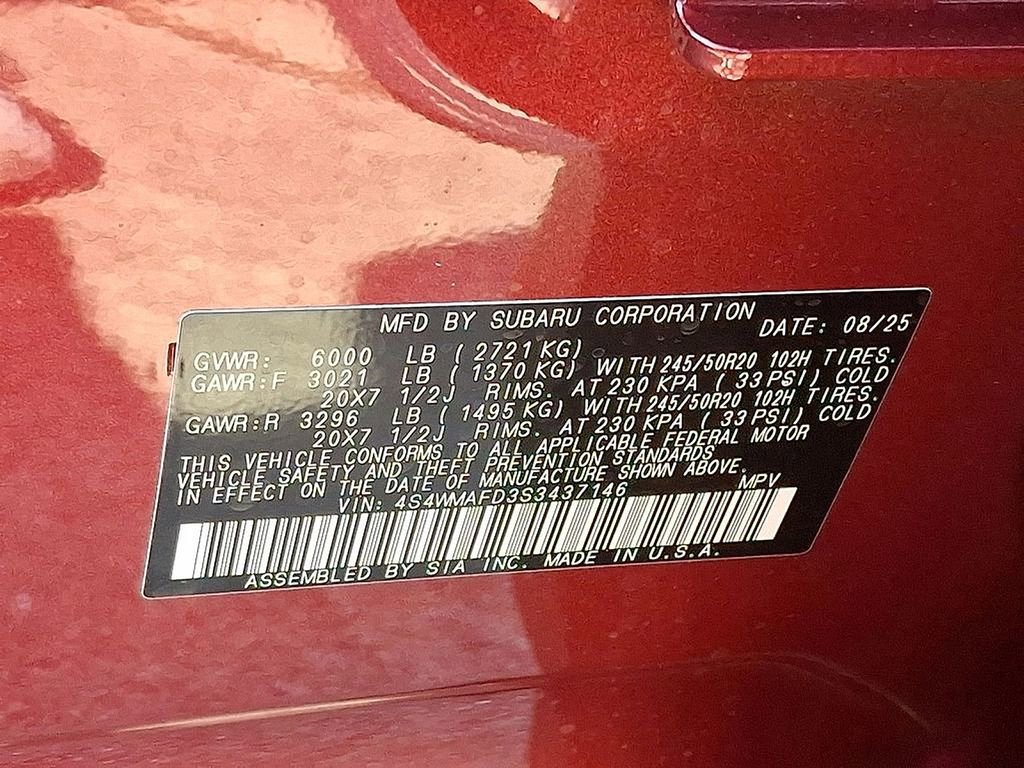 New 2025 Subaru Ascent Onyx Edition w/ Onyx Package image 18