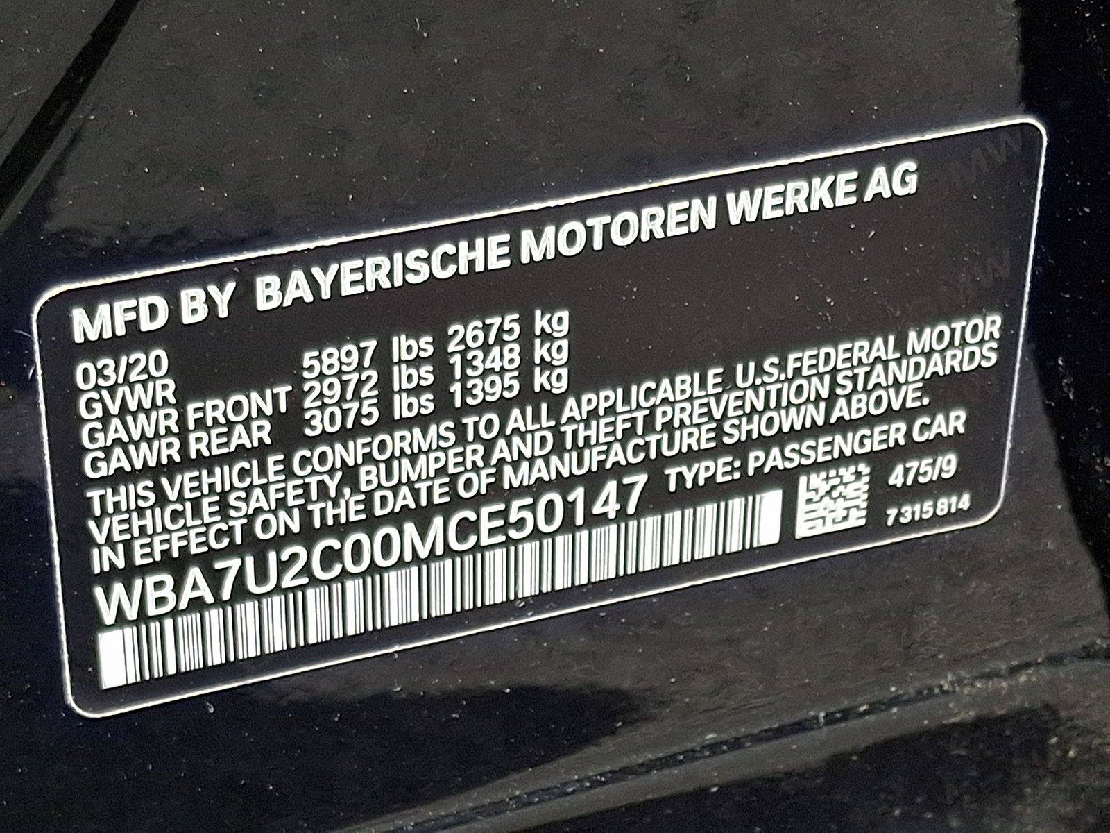 Used 2021 BMW 750i xDrive w/ Executive Package AWD/4WD image 23