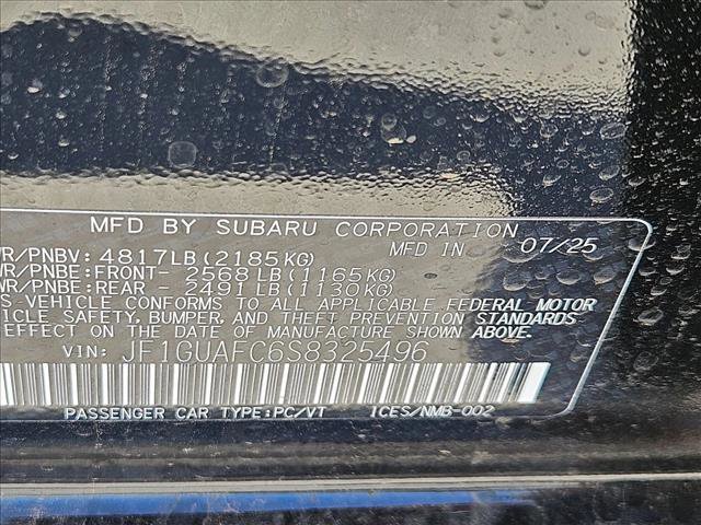 New 2025 Subaru Impreza 2.0i Sport image 17