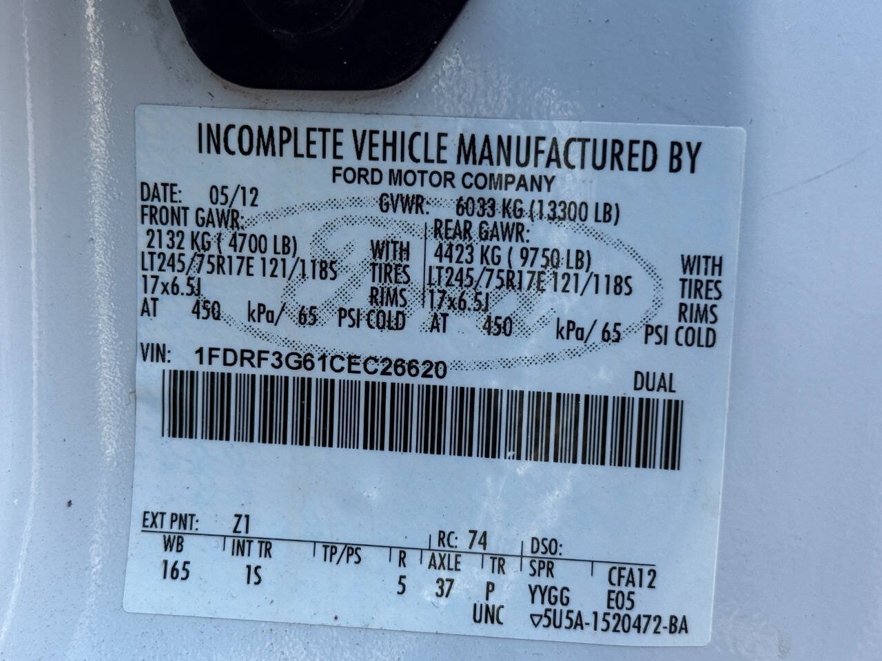 Used 2012 Ford F350 XL w/ XL Value Pkg RWD image 31