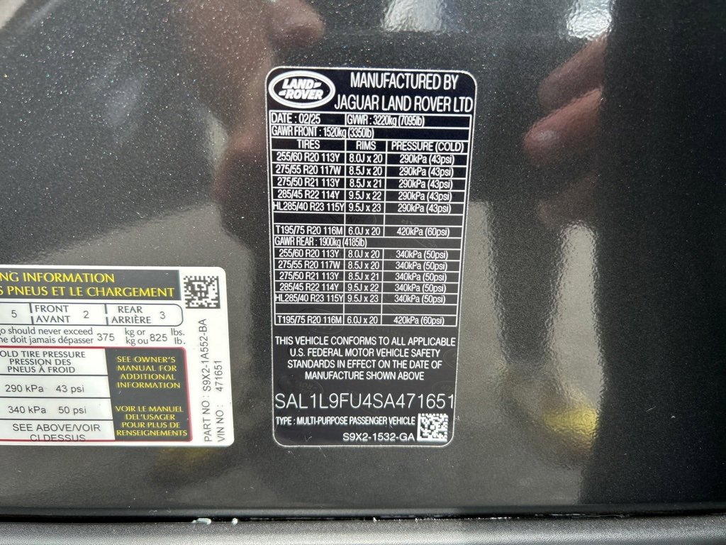 New 2025 Land Rover Range Rover Sport Dynamic SE image 30