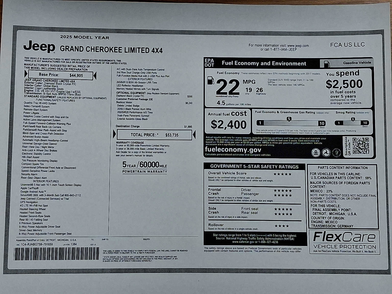 New 2025 Jeep Grand Cherokee Limited image 20