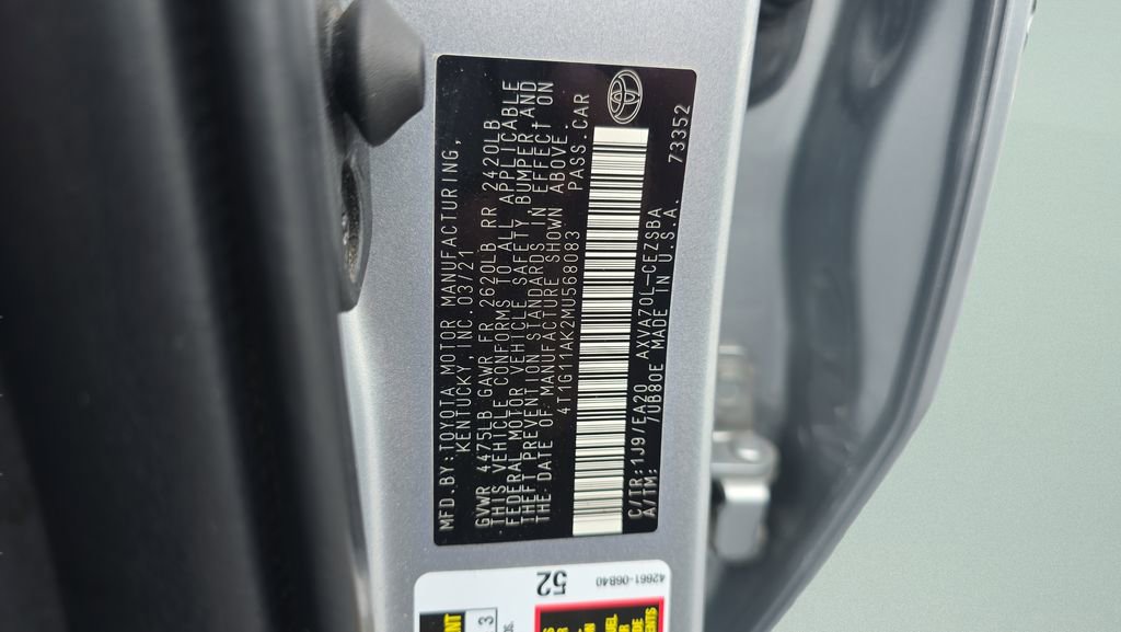 Used 2021 Toyota Camry SE FWD image 25