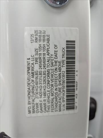 New 2026 Honda Ridgeline RTL image 17