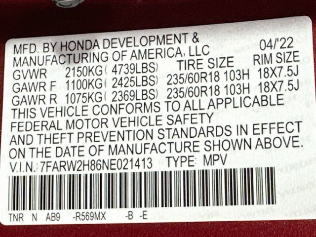Certified 2022 Honda CR-V EX-L image 35