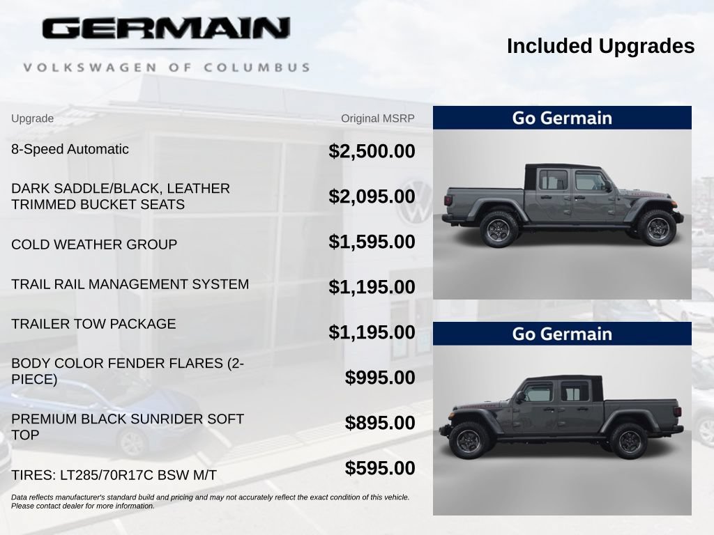 Used 2023 Jeep Gladiator Rubicon w/ Cold Weather Group AWD/4WD image 9