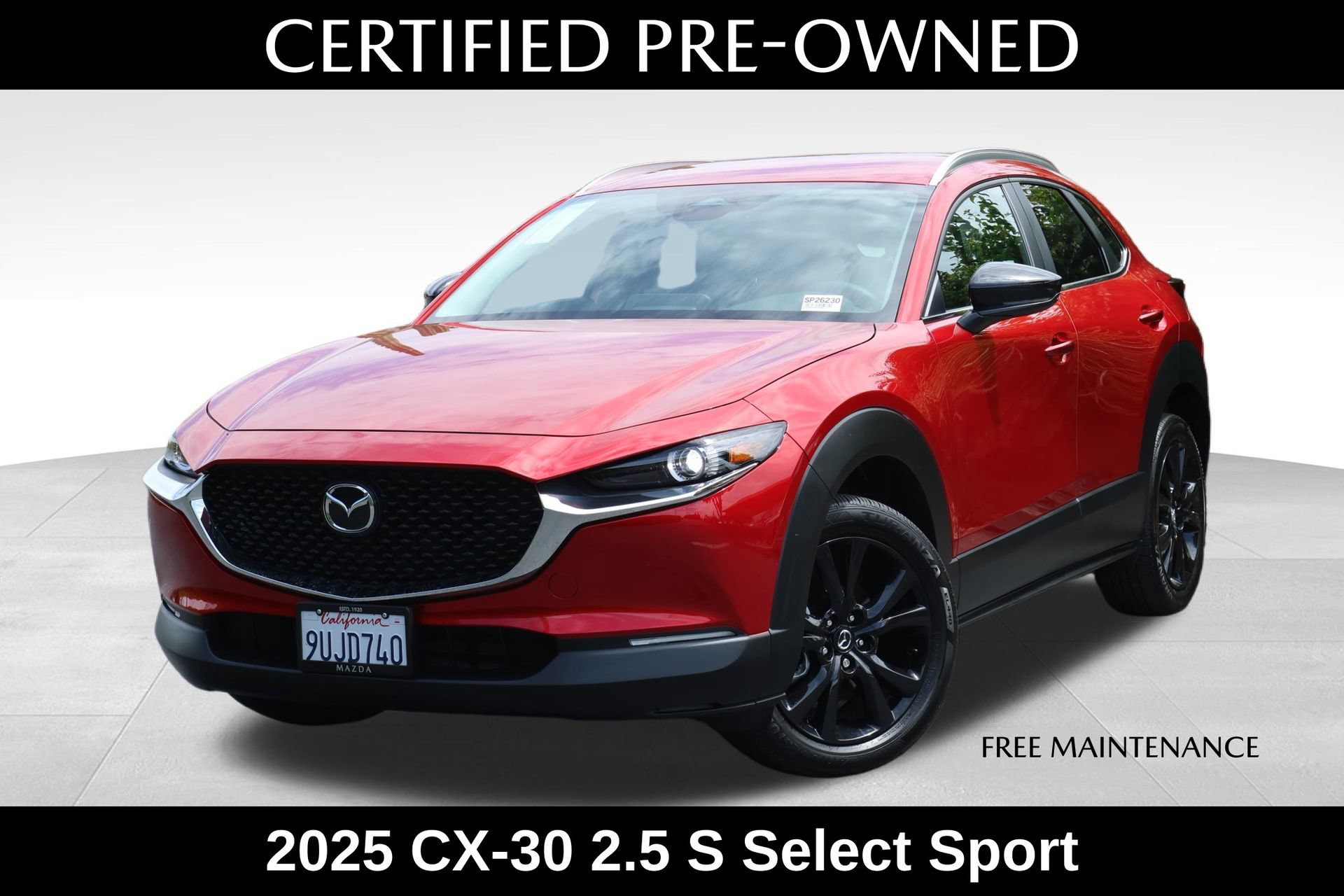 Certified 2025 MAZDA CX-30 AWD 2.5 S w/ Select Sport Pkg image 1