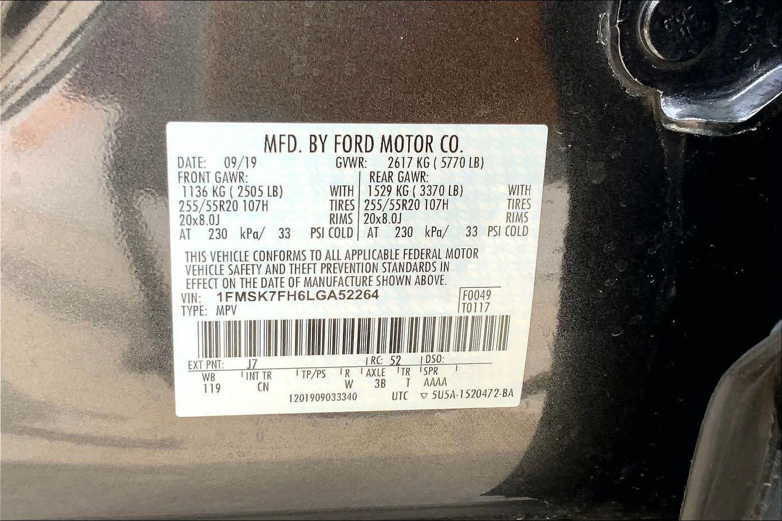Used 2020 Ford Explorer Limited RWD image 33