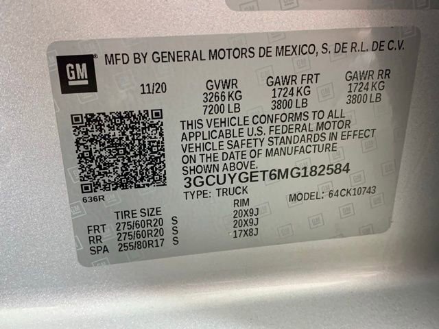 Used 2021 Chevrolet Silverado 1500 LTZ w/ LTZ Convenience Package II image 41