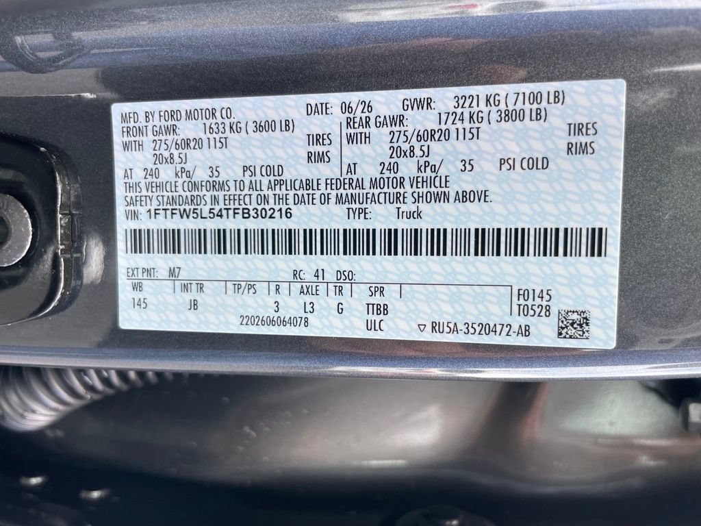 New 2026 Ford F150 Lariat w/ Equipment Group 501A Mid AWD/4WD image 38