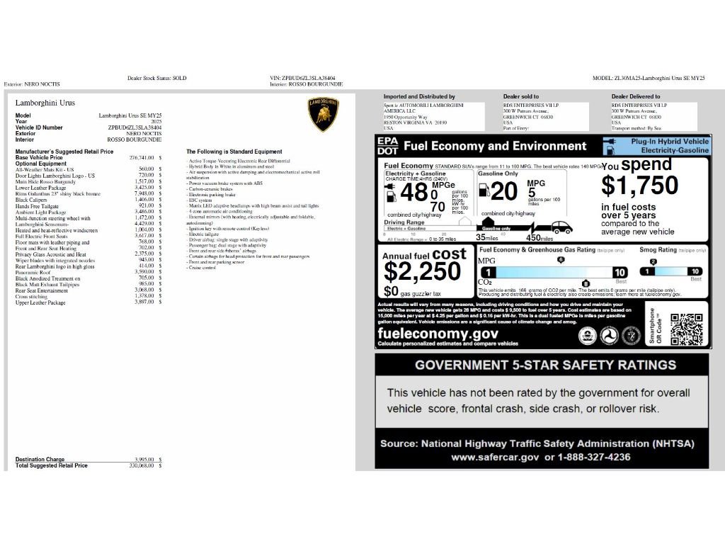 Used 2025 Lamborghini Urus SE image 22