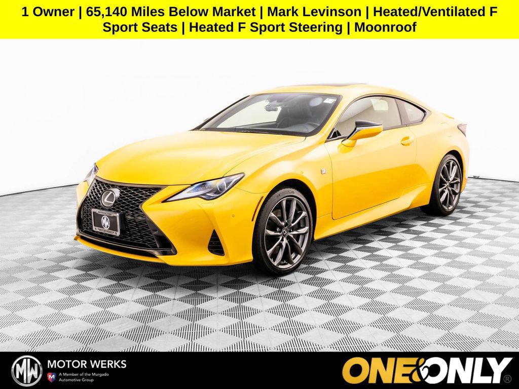 Used 2019 Lexus RC 350 F Sport w/ Accessory Package AWD/4WD image 1