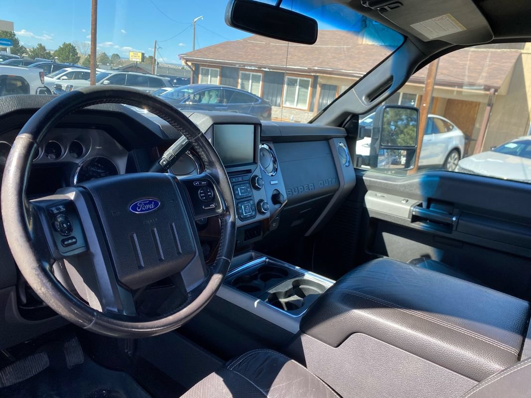 Used 2015 Ford F350 Lariat w/ Snow Plow Prep Package AWD/4WD image 11