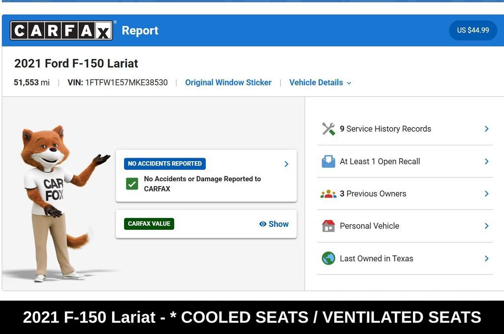 Used 2021 Ford F150 Lariat AWD/4WD image 9