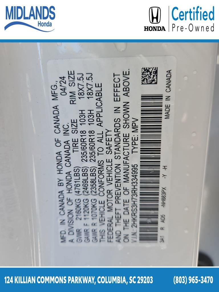 Certified 2024 Honda CR-V EX-L image 31