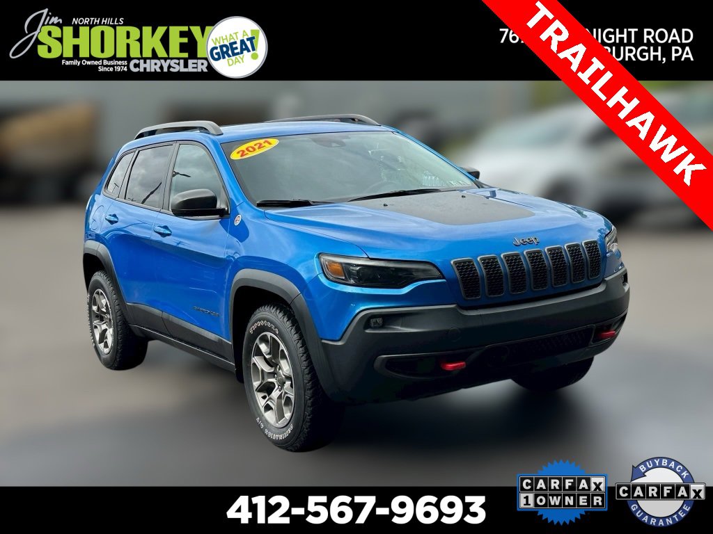 Certified 2021 Jeep Cherokee Trailhawk w/ Trailer Tow Group