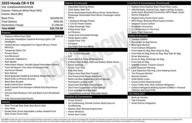 Used 2025 Honda CR-V EX image 43