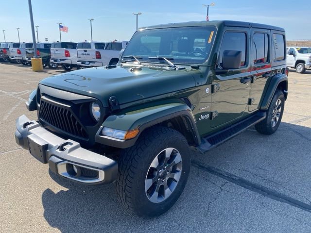 Used 2021 Jeep Wrangler Unlimited Sahara w/ Uconnect 4C Nav & Sound Group image 5
