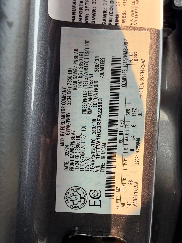 Used 2024 Ford F150 Raptor AWD/4WD image 30