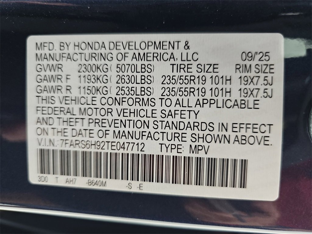 New 2026 Honda CR-V Sport Touring image 54