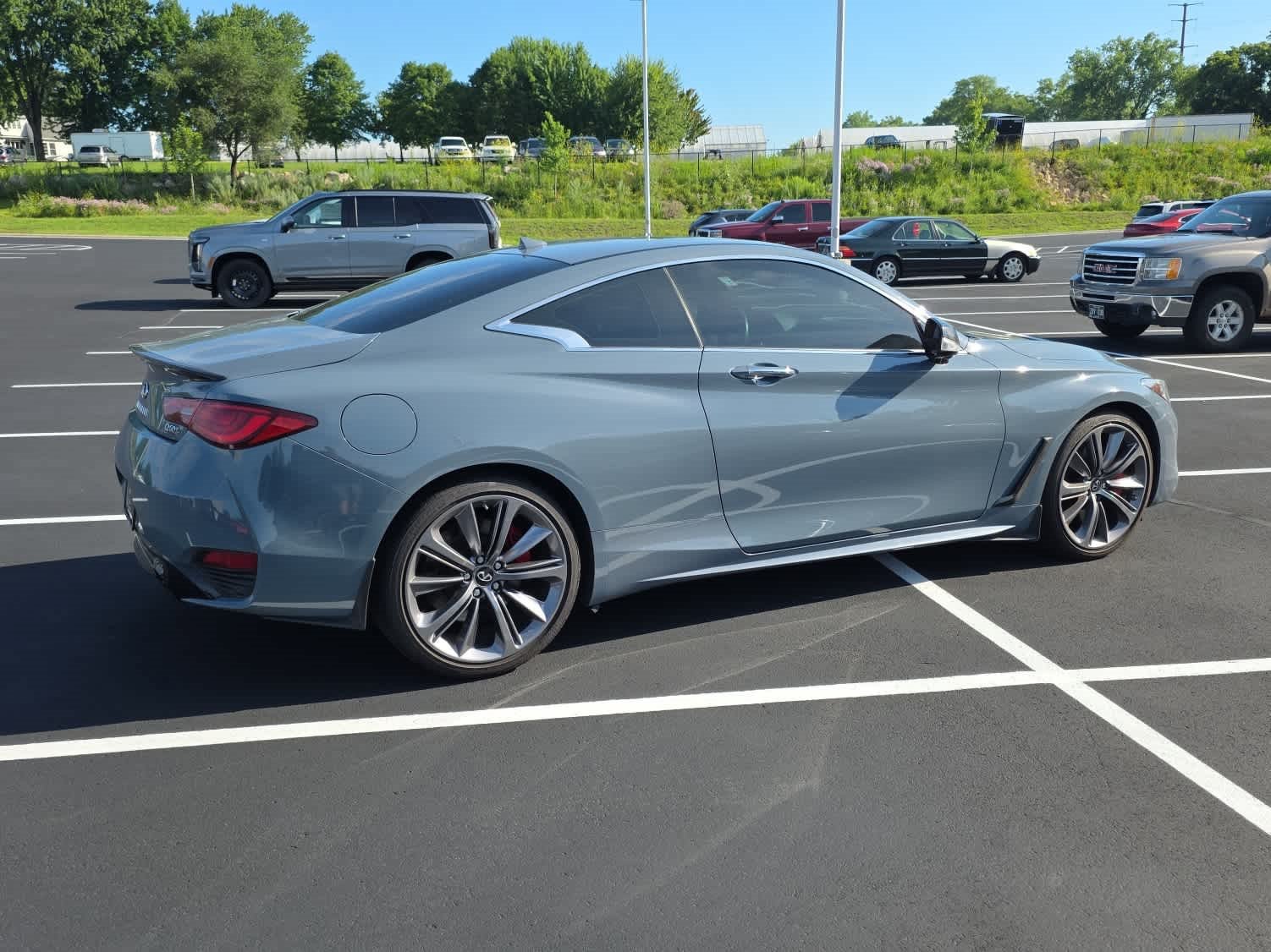 Used 2022 INFINITI Q60 Red Sport 400 w/ Carbon Fiber Package AWD/4WD image 3