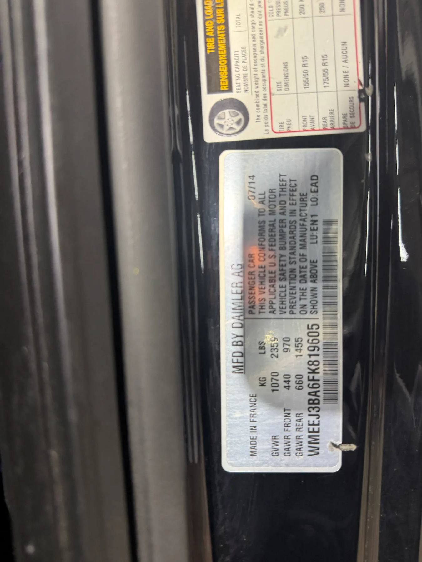 Used 2015 smart fortwo pure RWD image 25