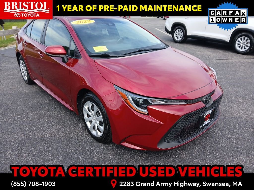 Certified 2022 Toyota Corolla LE
