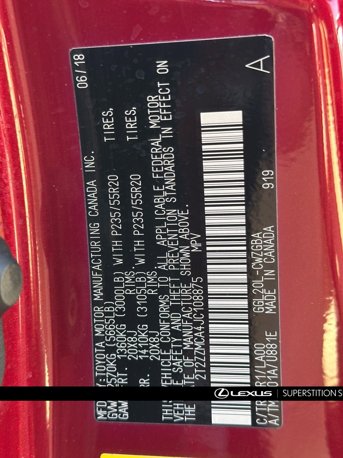 Used 2018 Lexus RX 350 FWD w/ Luxury Package image 32