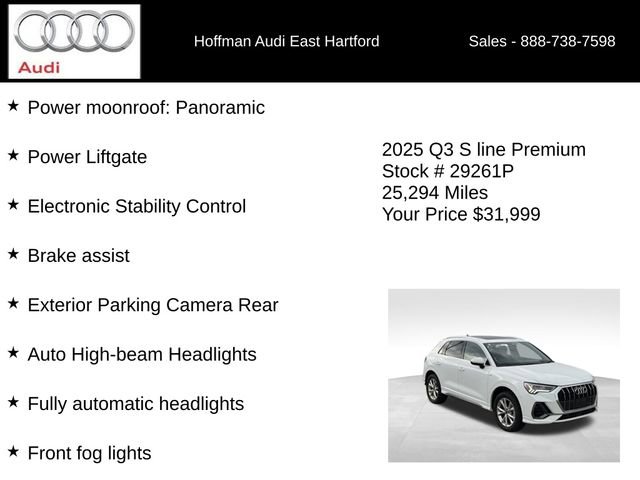 Used 2025 Audi Q3 2.0T Premium image 6