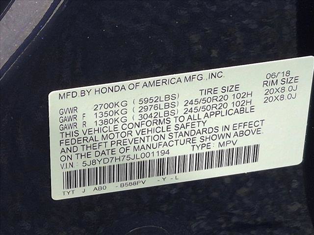 Used 2018 Acura MDX Sport Hybrid w/ Advance Pkg AWD/4WD image 22