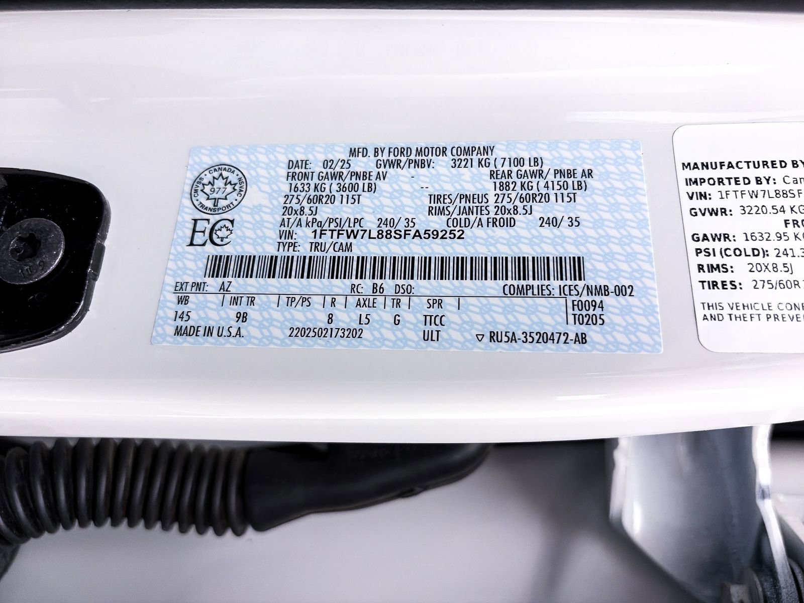 Used 2025 Ford F150 Platinum w/ FX4 Off-Road Package image 44