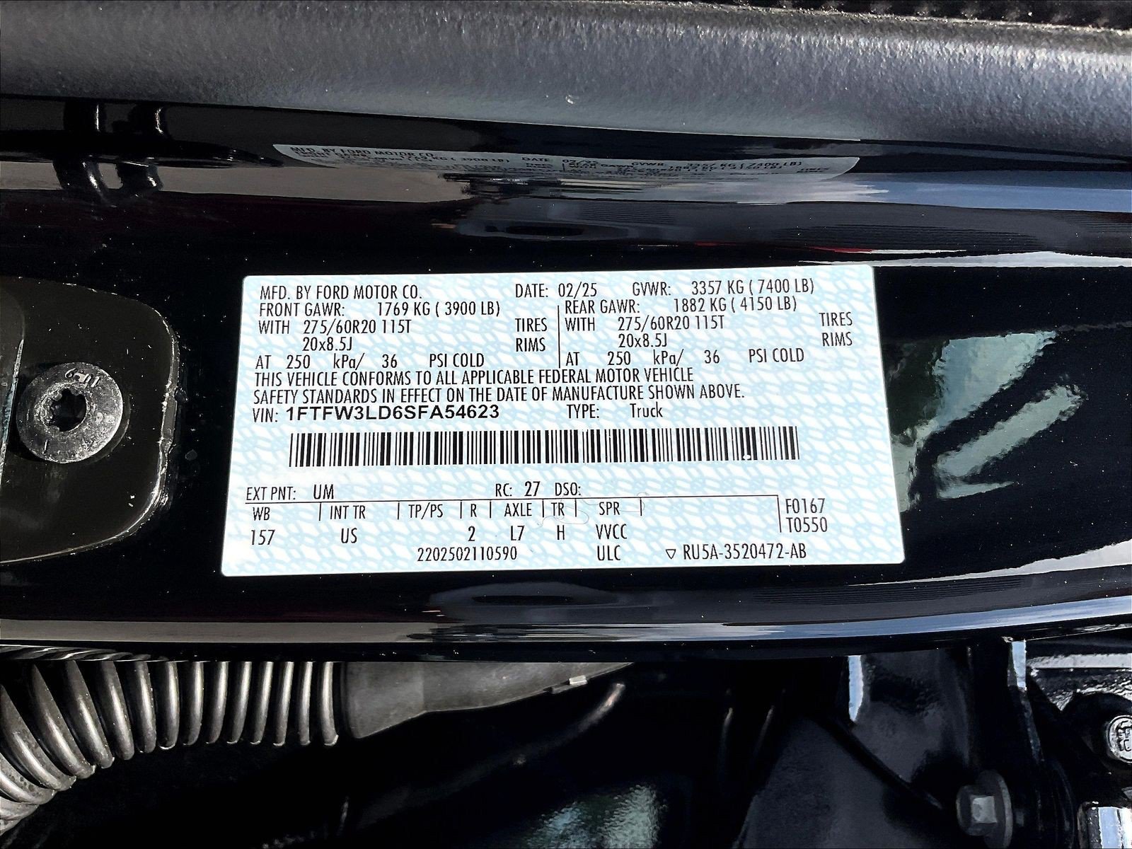 Used 2025 Ford F150 XLT w/ Equipment Group 302A MID AWD/4WD image 19