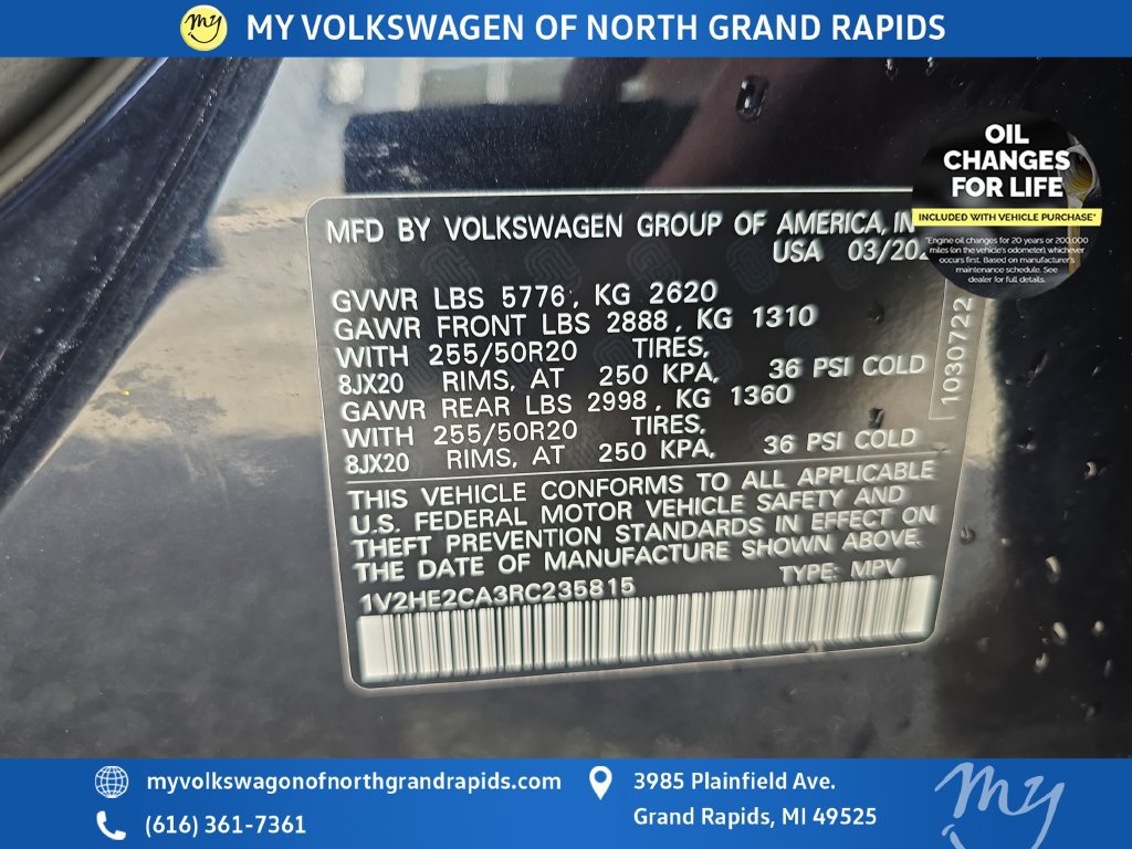 Used 2024 Volkswagen Atlas Cross Sport SE AWD/4WD image 37