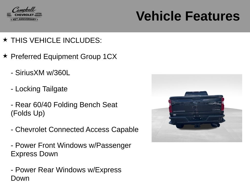 Used 2024 Chevrolet Silverado 2500 Custom w/ Custom Value Package AWD/4WD image 5