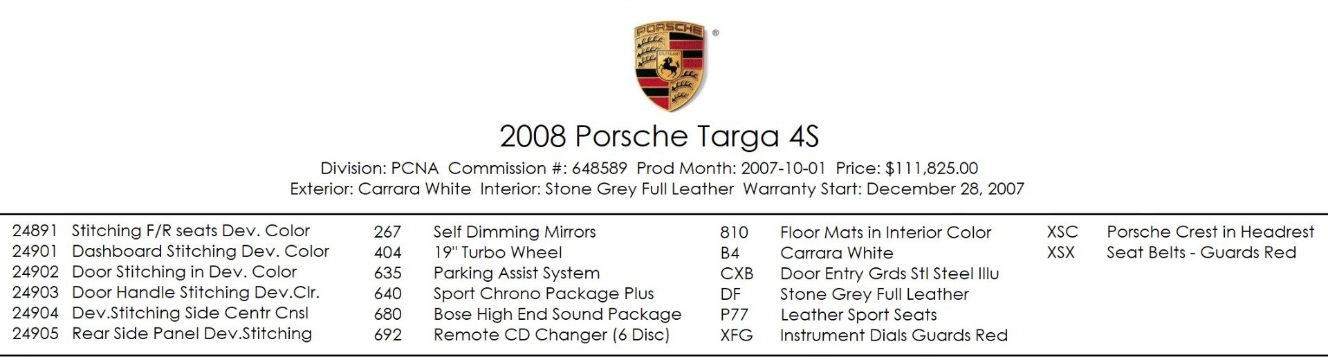 Used 2008 Porsche 911 Targa 4S AWD/4WD image 5