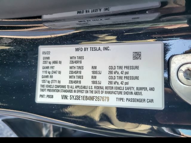 Used 2022 Tesla Model 3 Long Range AWD/4WD image 12