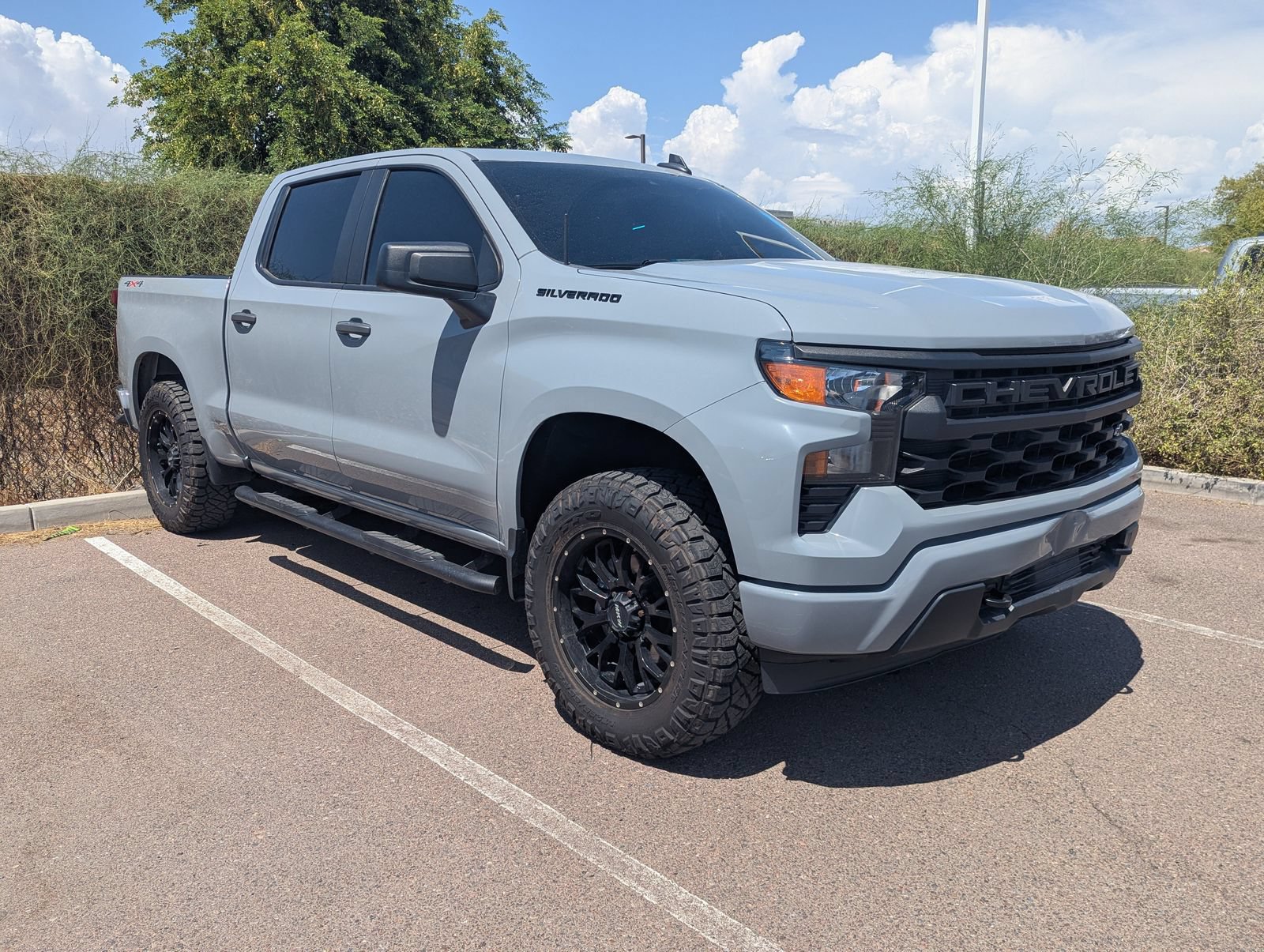 Used 2024 Chevrolet Silverado 1500 Custom w/ LPO, Dark Essentials Package AWD/4WD image 2