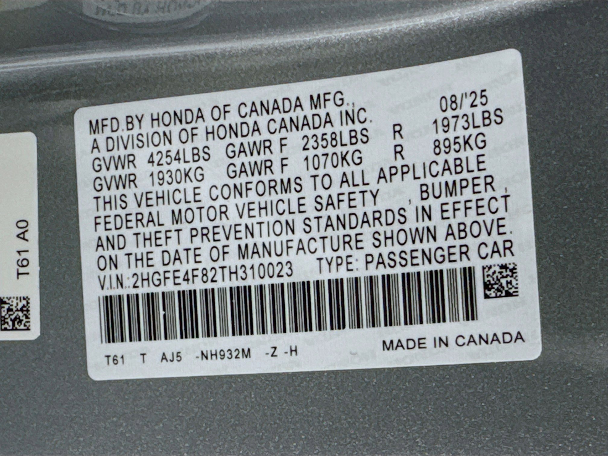 New 2026 Honda Civic Sport Touring image 33